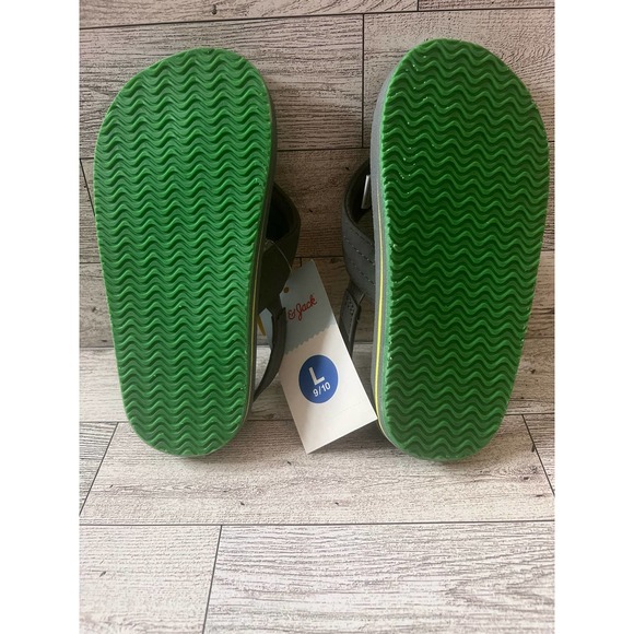 Cat & Jack toddler grey thong sandles L 9/10 - Picture 2 of 5